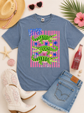 Later Gator Stripe Pigment Dye Graphic T-Shirt