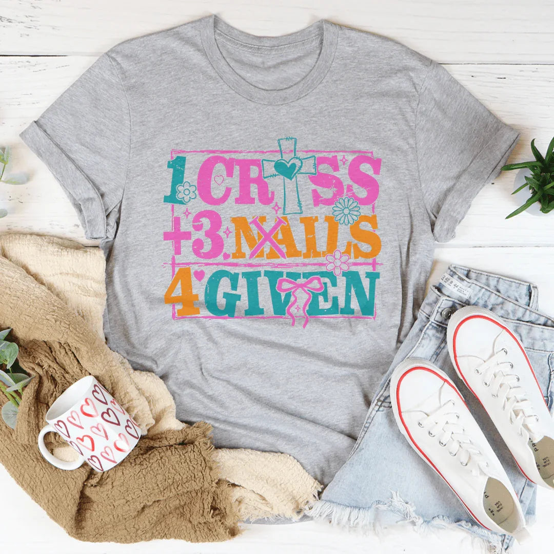 1 Cross +3 Nails 4 Given Tee