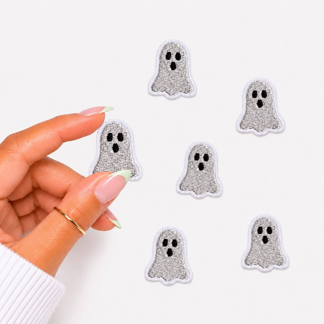 Mini Ghost Embroidered Patch