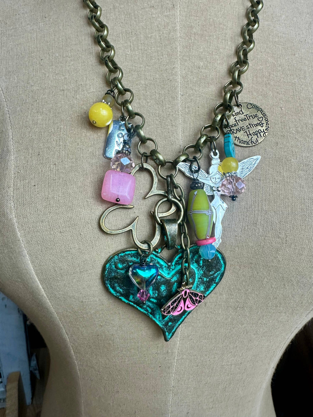 Gypsy Junk Original Heart Sorbet Neck