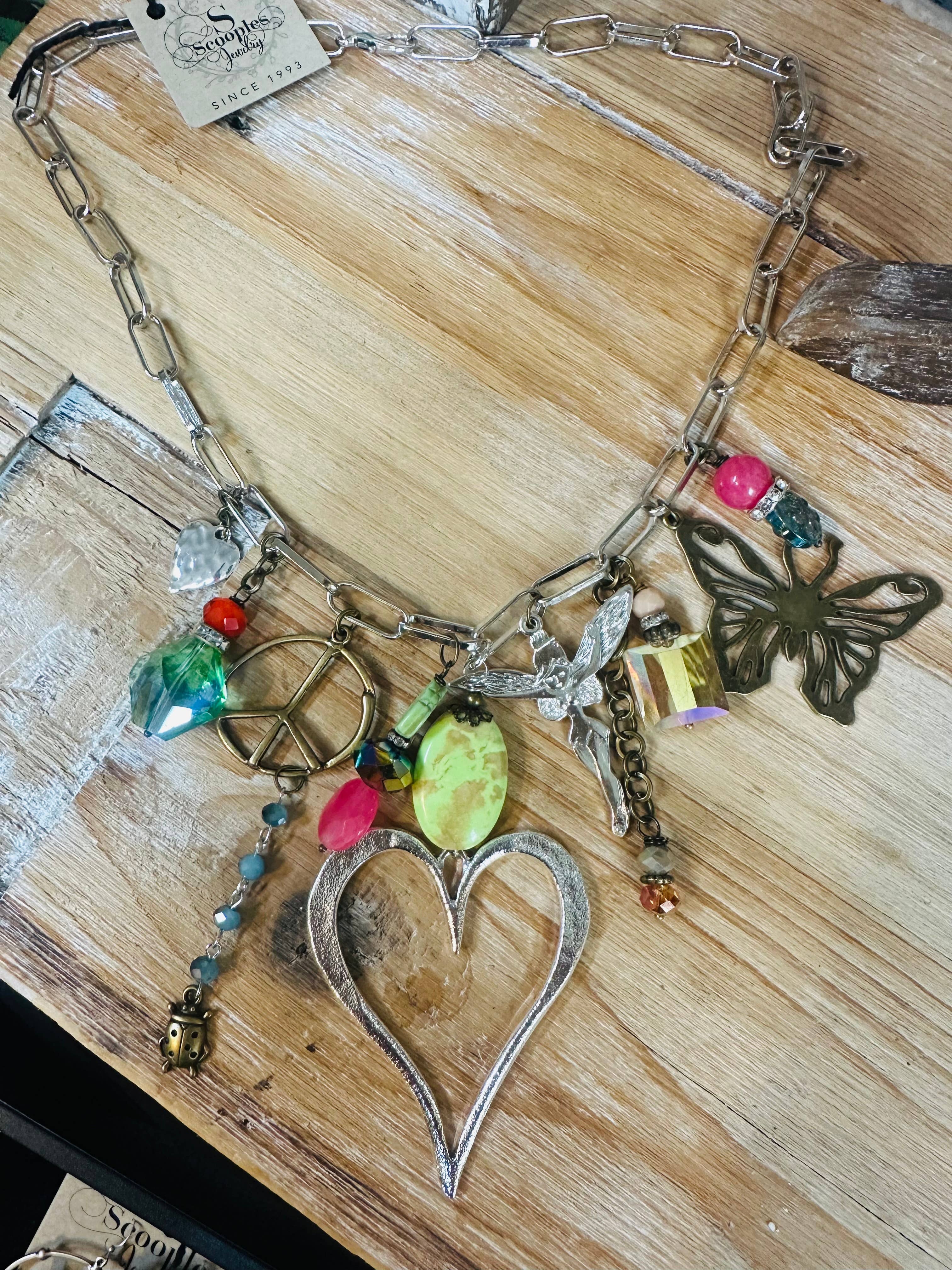 Gypsy Junk Original Bright Heart Neck