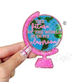 The Future of the World Globe Sequins Teacher Patch - Small