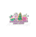Christmas Calories Don't Count Snacks Sequin Christmas Patch