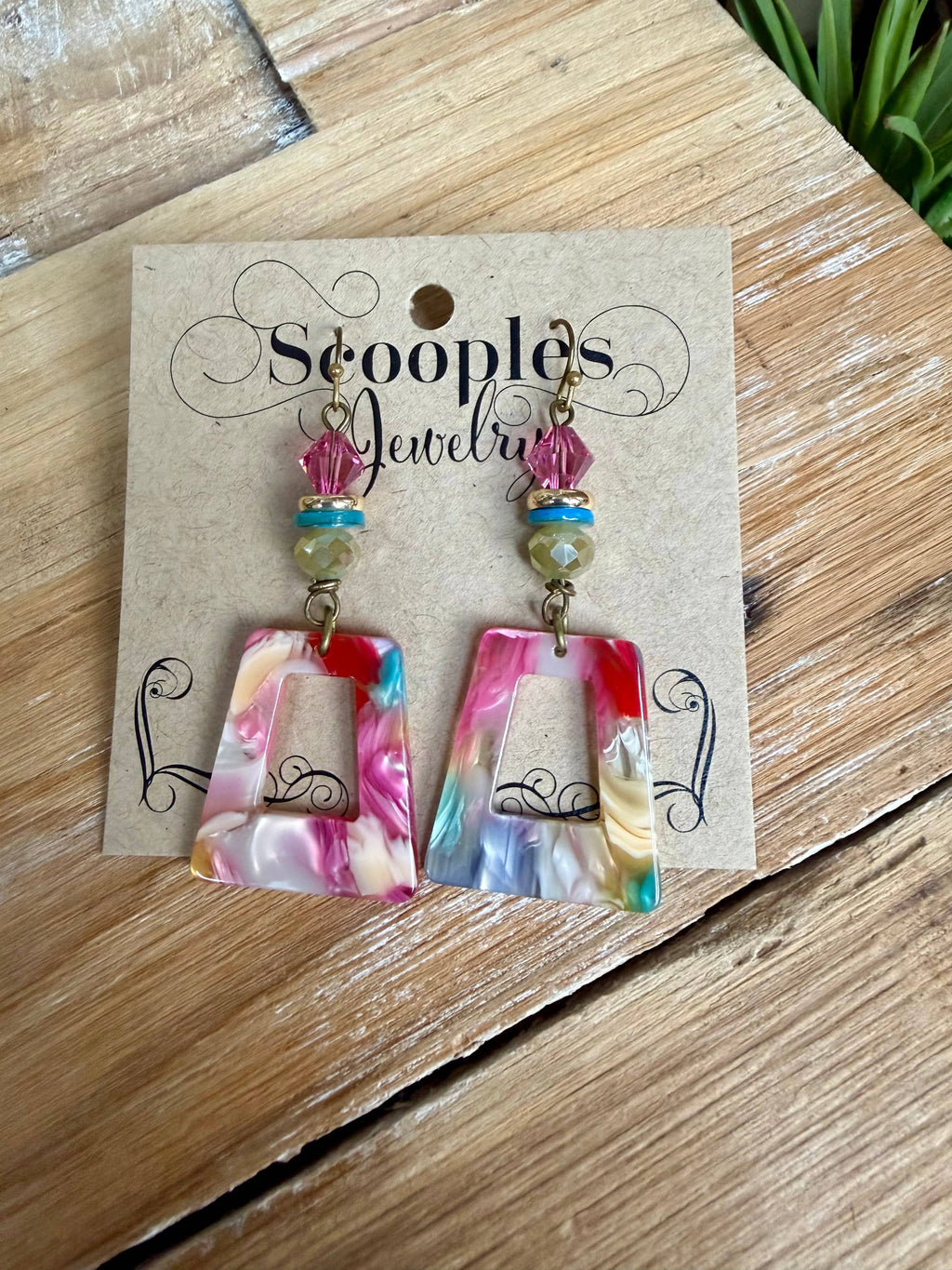 Colorful Roulette Charm Neck