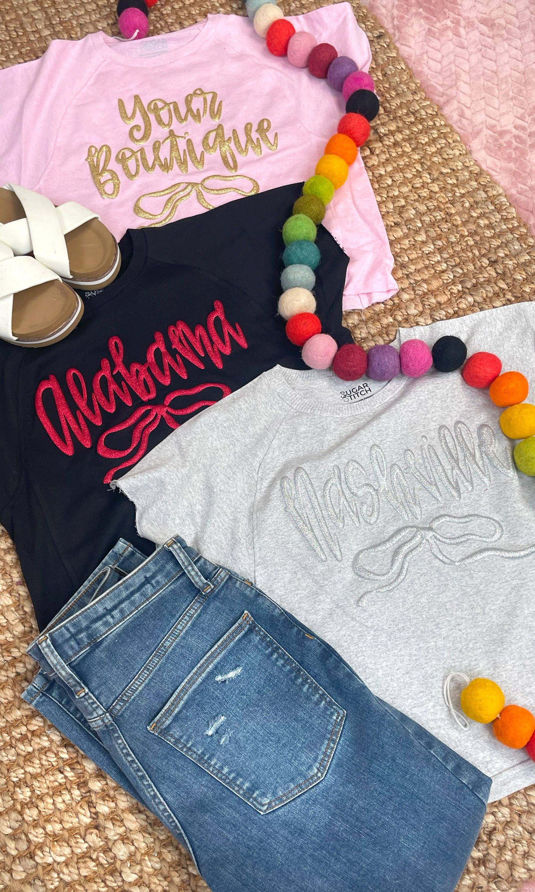 Jumbo Script Custom Puff Edgy Graphic Shirt