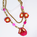 water proof Berry Bloom Necklace