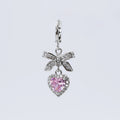 Bow Heart Charm CH-39