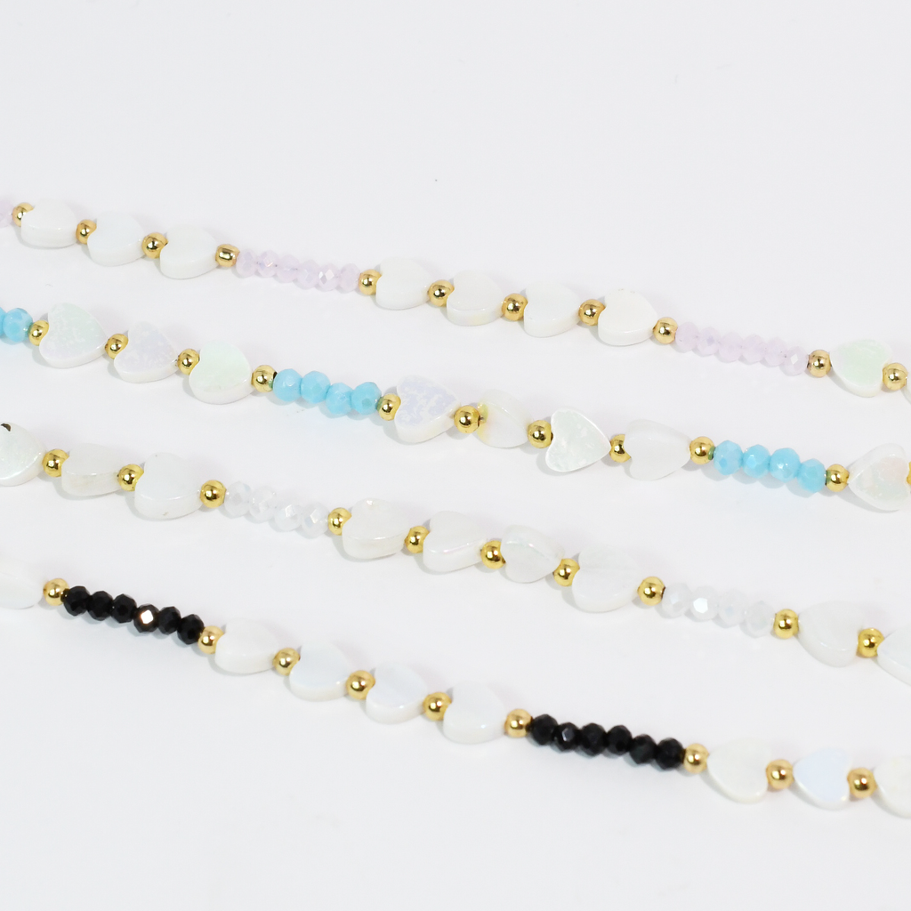 Candy Hearts Strand Necklace