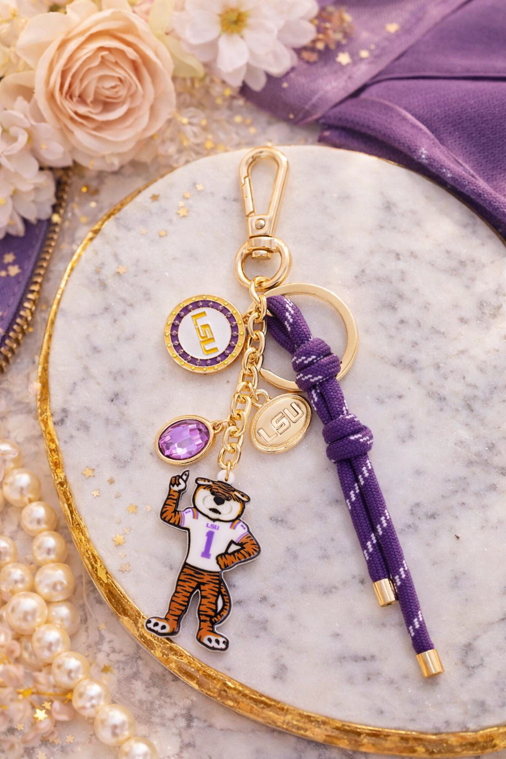Tiger Spirit Luxe Keychain
