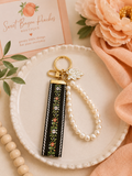 Pearl Meadow Wristlet Keychain