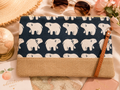Arctic Adventure Canvas Travel Wristlet