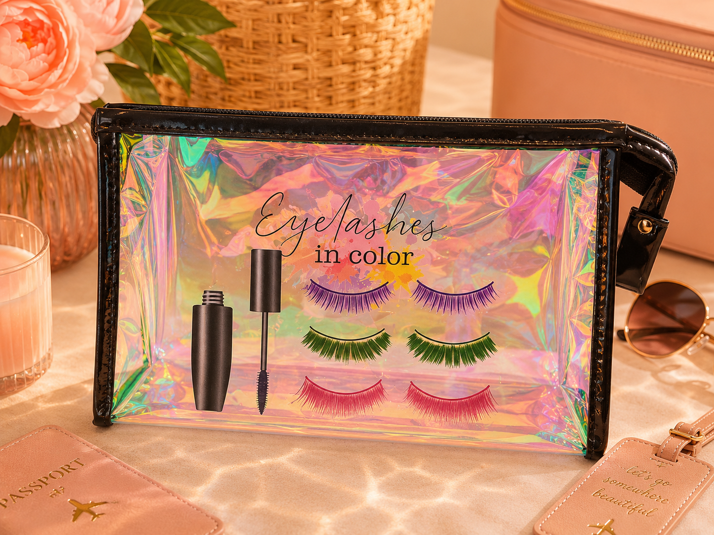 Color Pop Lash Travel Cosmetic Bag