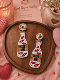 Kiss Me Beaded Statement Earrings