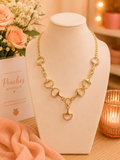 Equestrian Elegance Gold Link Necklace