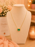 💚 Emerald Grace Crystal Necklace
