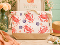 Bayou Catch Crab Canvas Tote