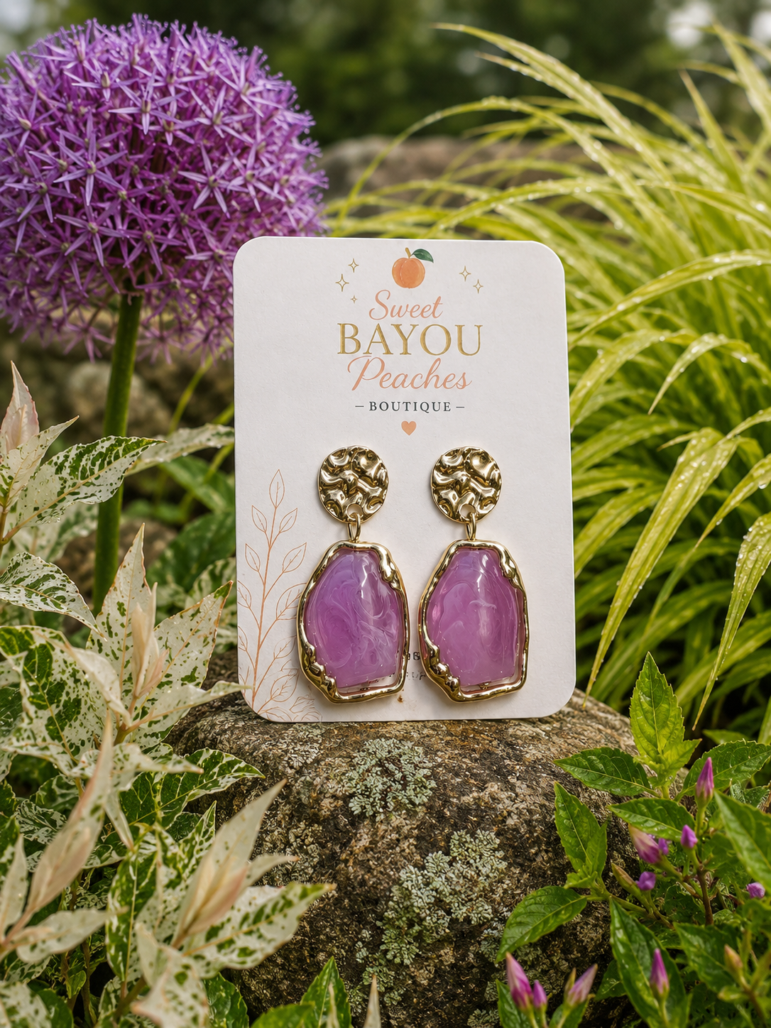 Bayou Amethyst Earrings