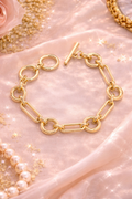 Golden Glow Charm Bracelet