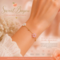Peach Blossom Pearl Bracelet