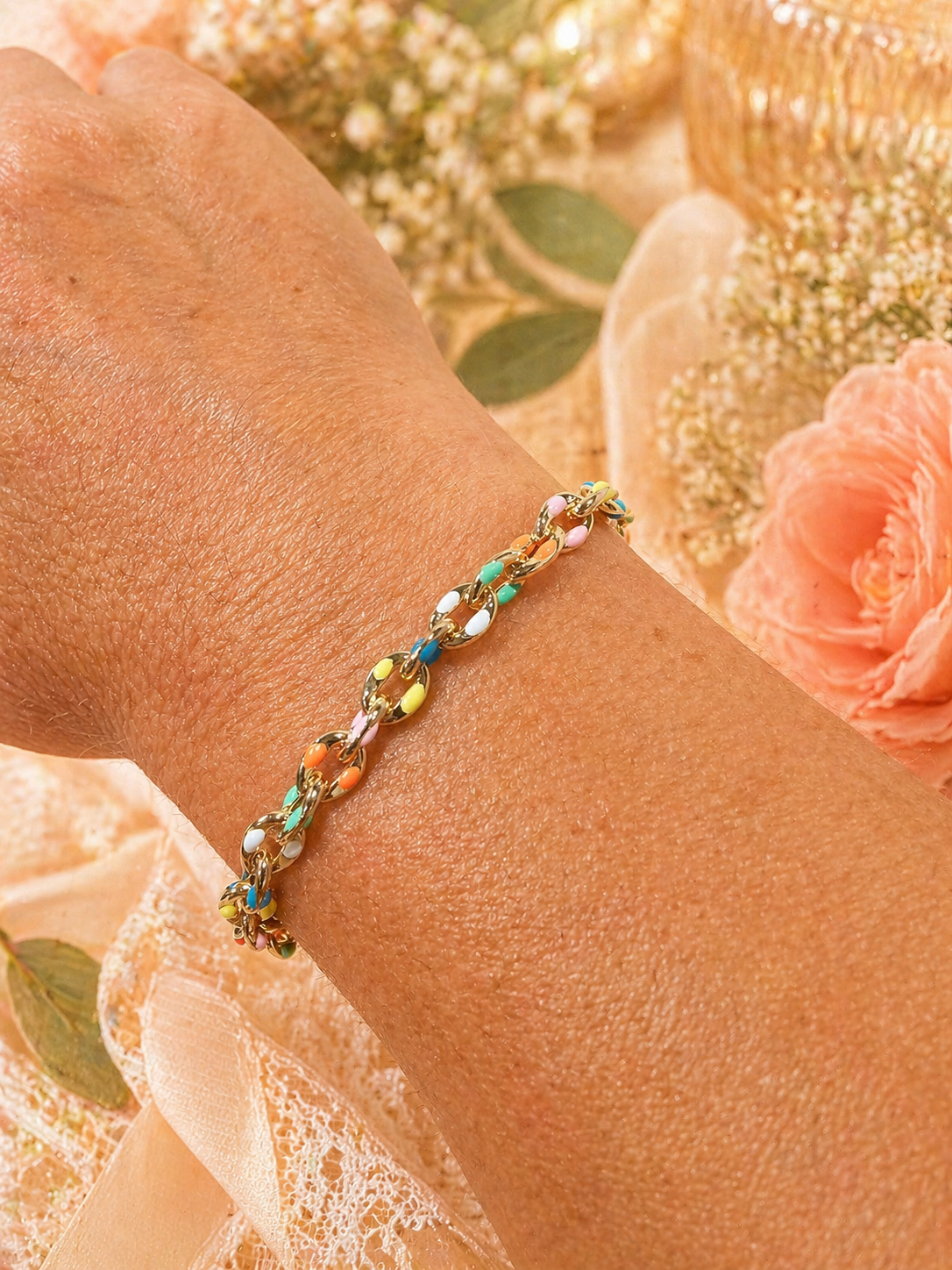 Summer Glow Link Bracelet