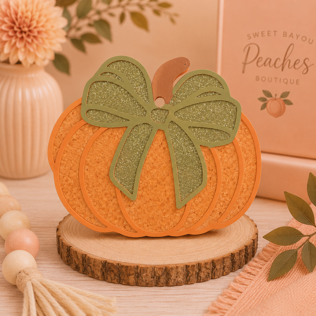 🎃 Pumpkin Pretty Bow Freshie