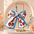 Bow & Bloom Scarf Bag Charm