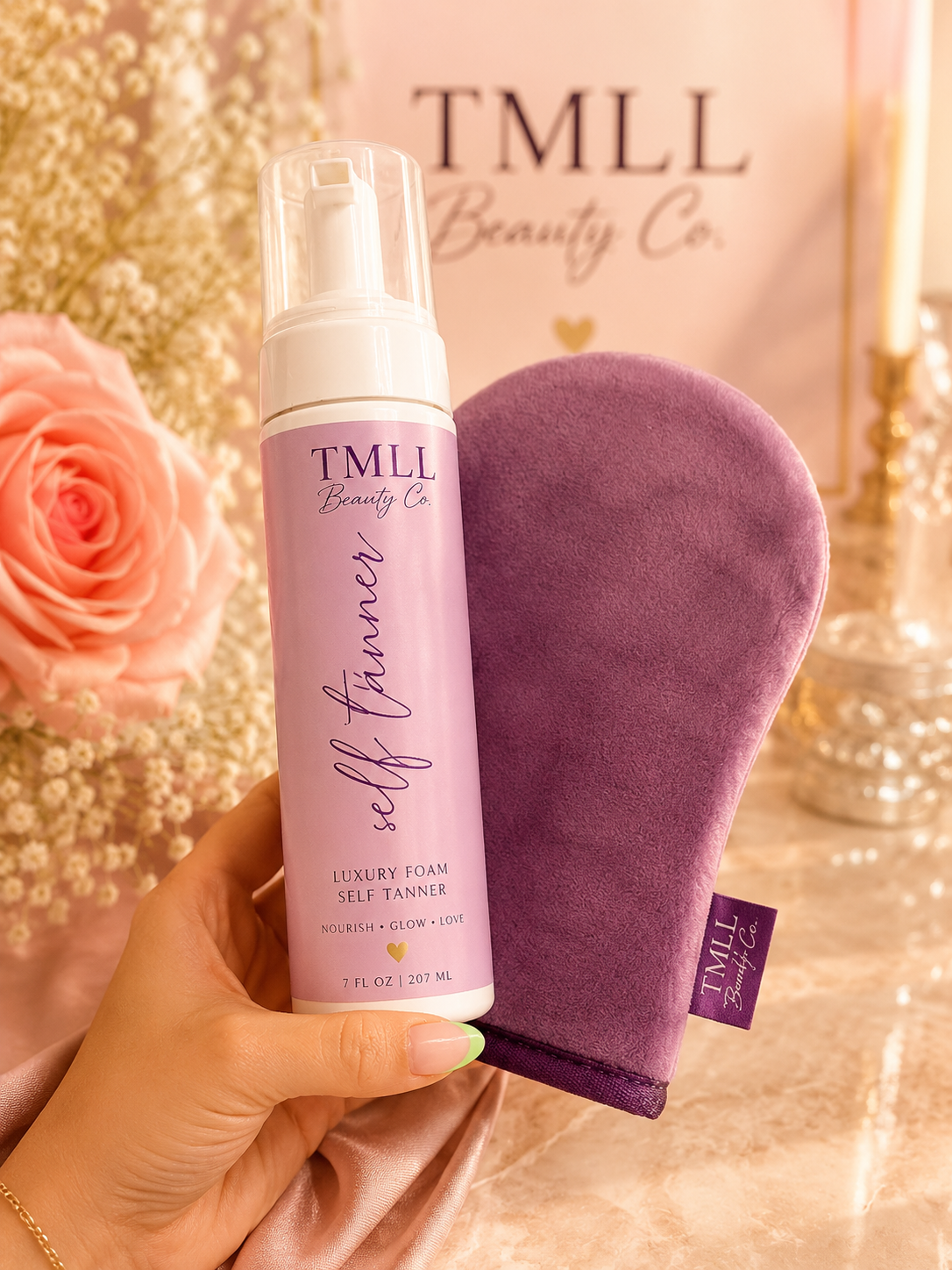 TMLL Ultra Violet Self Tanner & Application Mitt