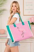 🦩 Flamingo Bay Getaway Tote