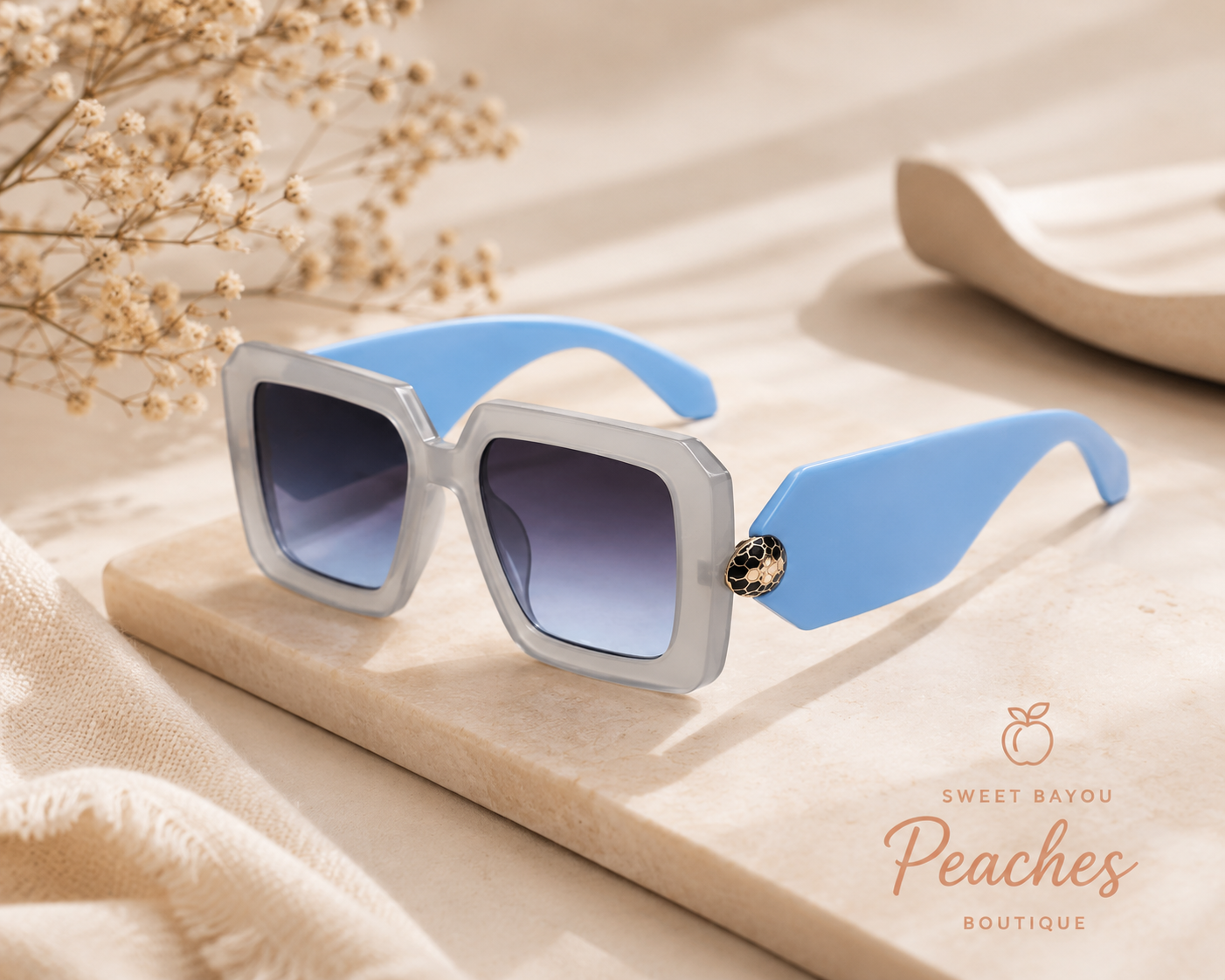 Coastal Chic Oversized Sunglasses