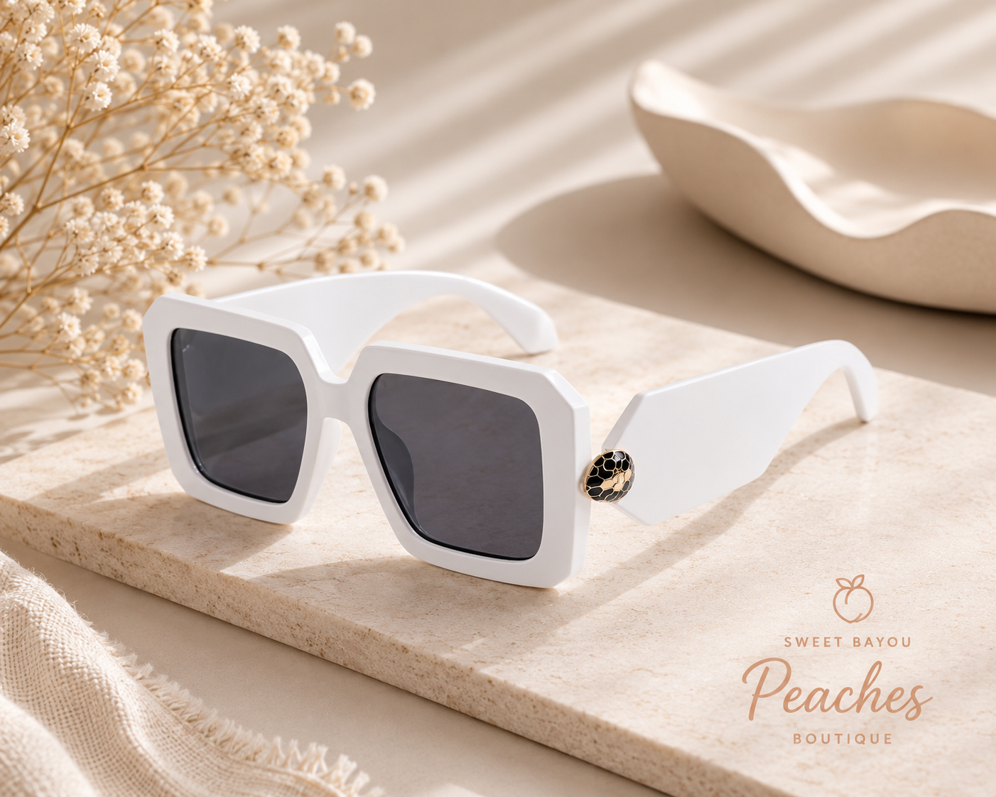 Coastal Chic Oversized Sunglasses