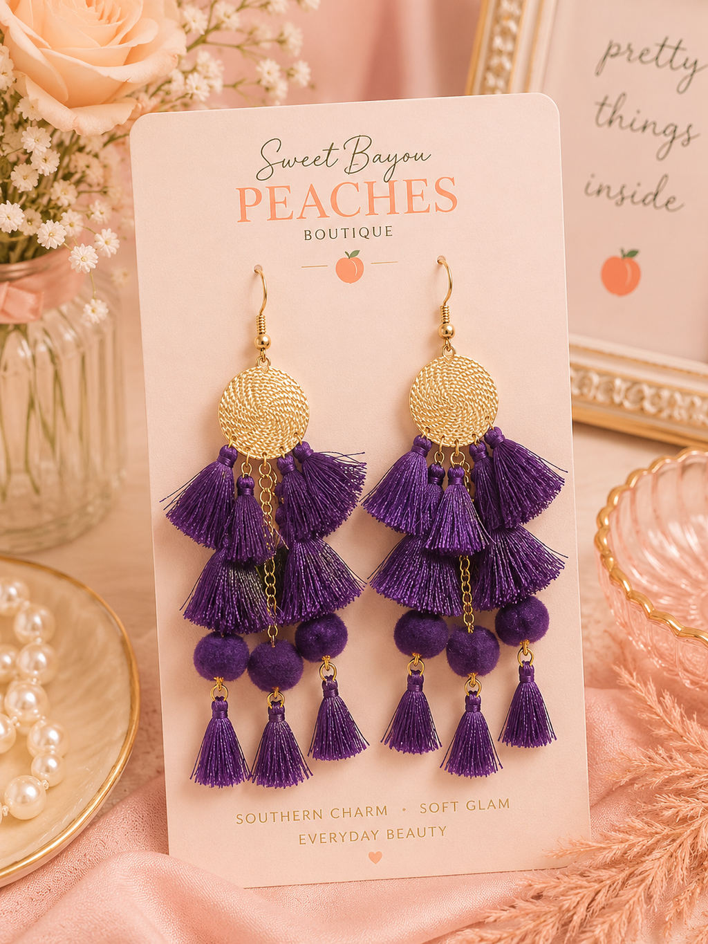Sweet Escape Tassel Earrings