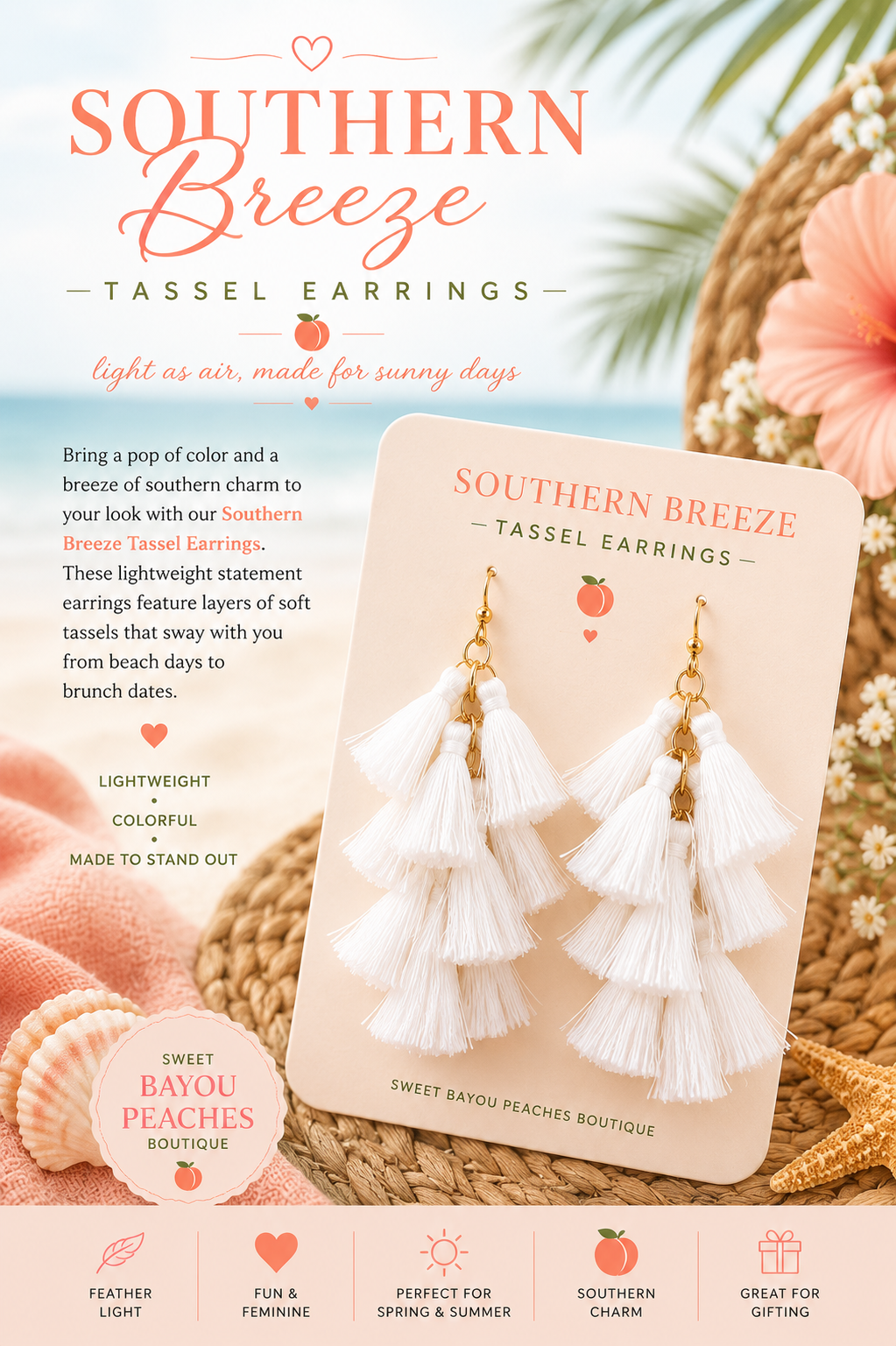 Southern Breeze Tassel Earrings