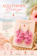 Southern Breeze Tassel Earrings