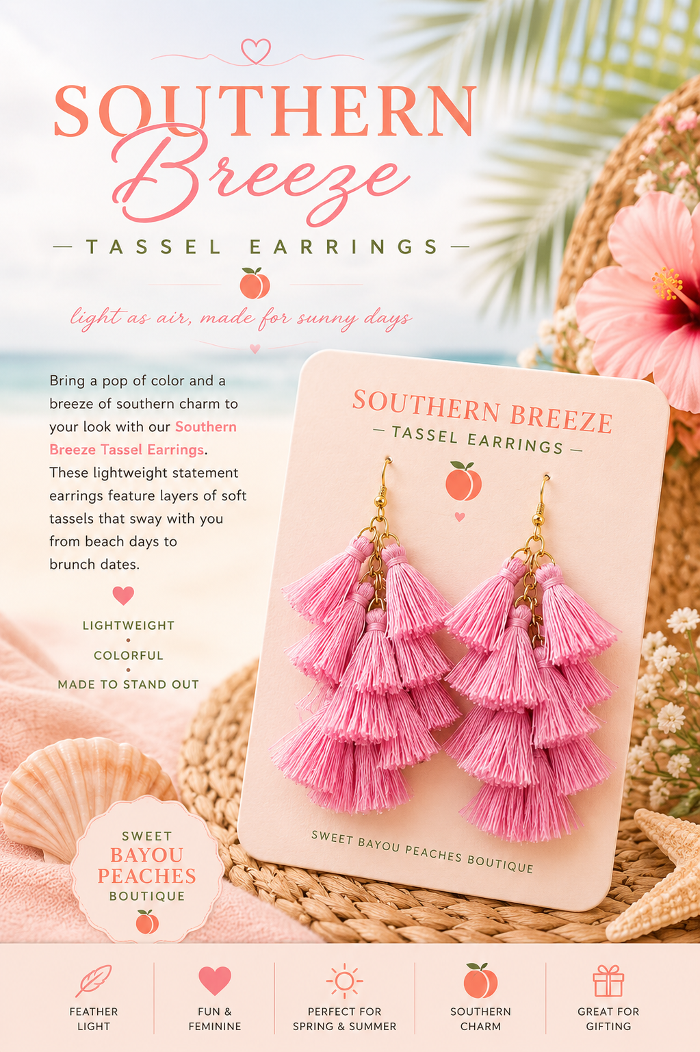 Southern Breeze Tassel Earrings