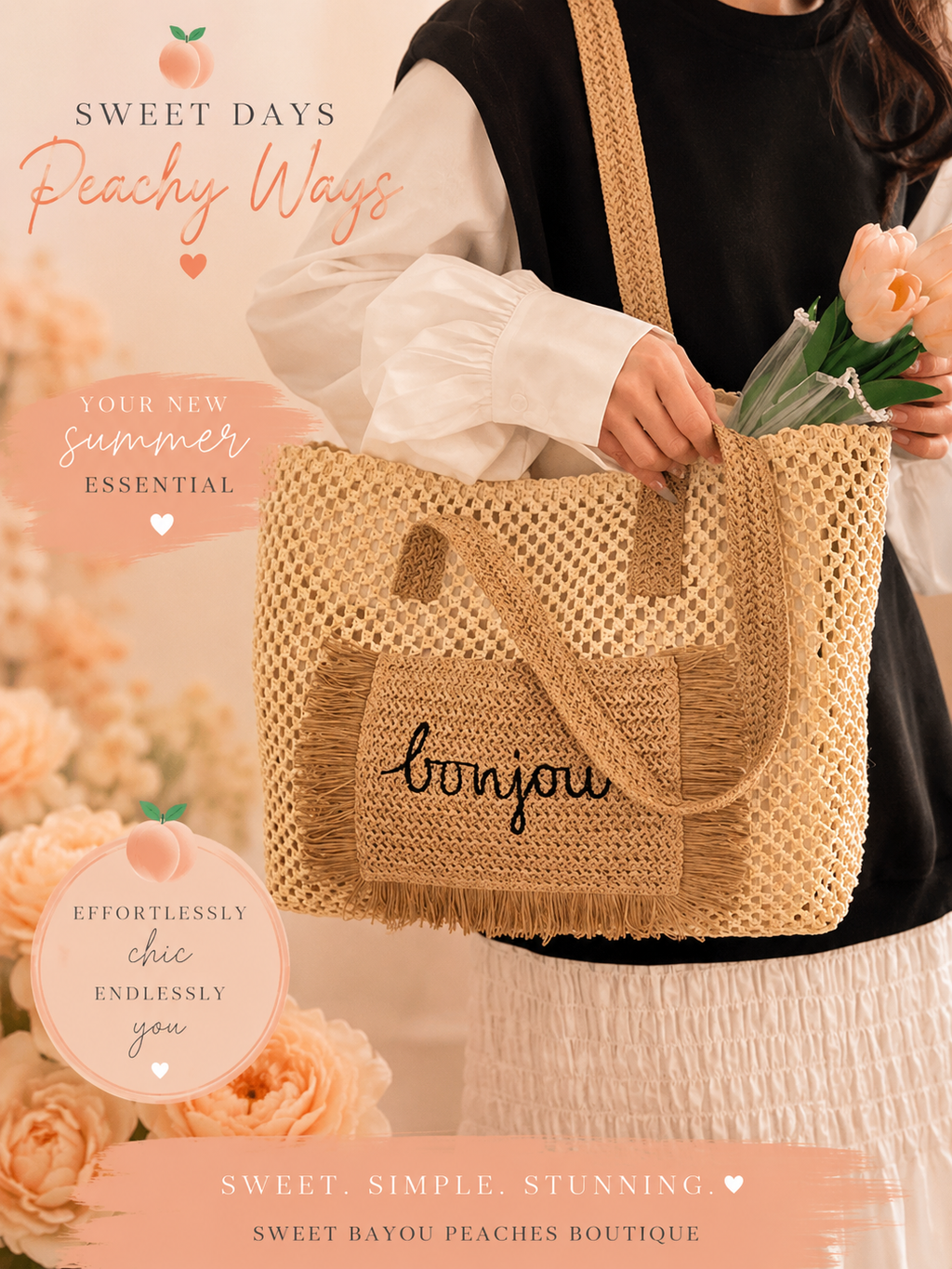 🌸 Weekend Getaway Tote