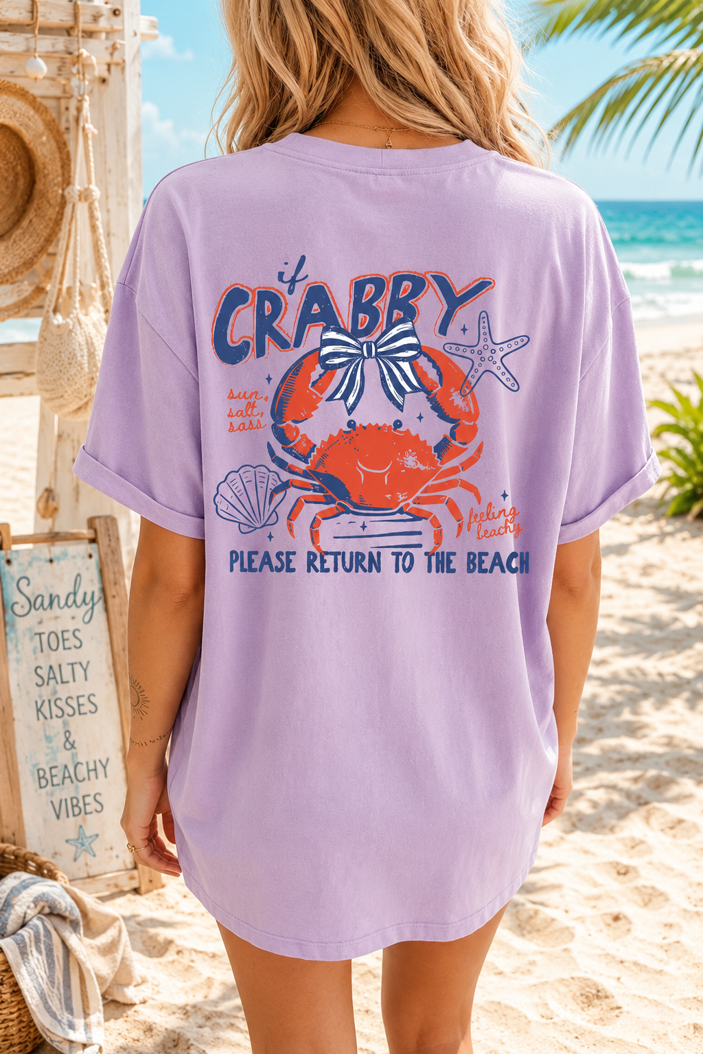 Crabby Beach Tee