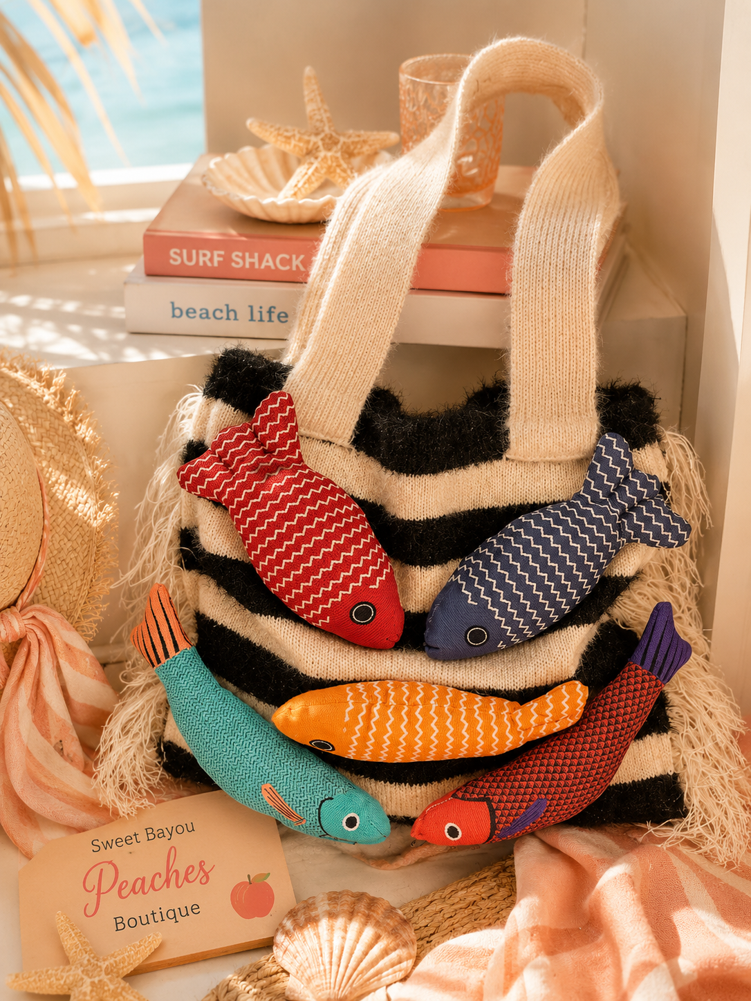 Coastal Charm Fish Bag