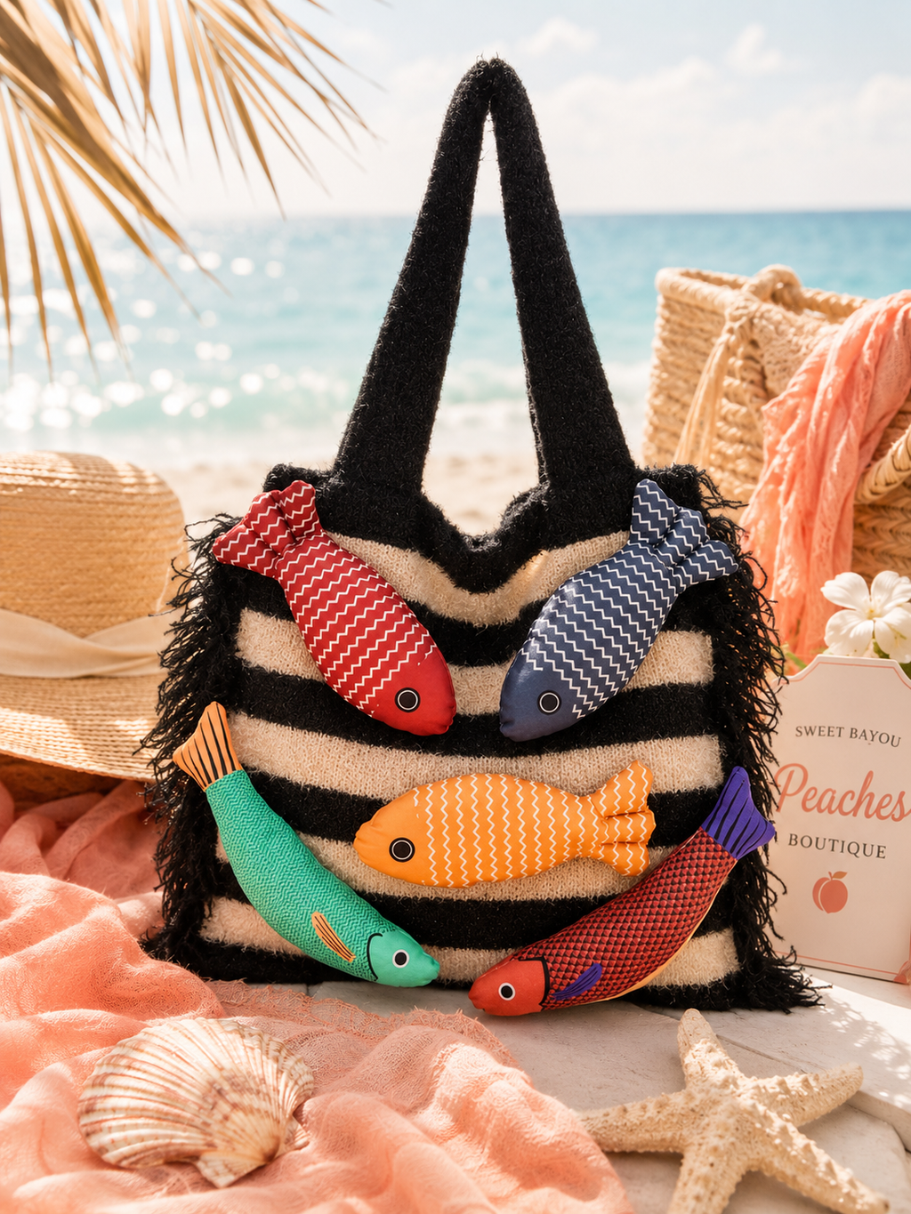 Coastal Charm Fish Bag