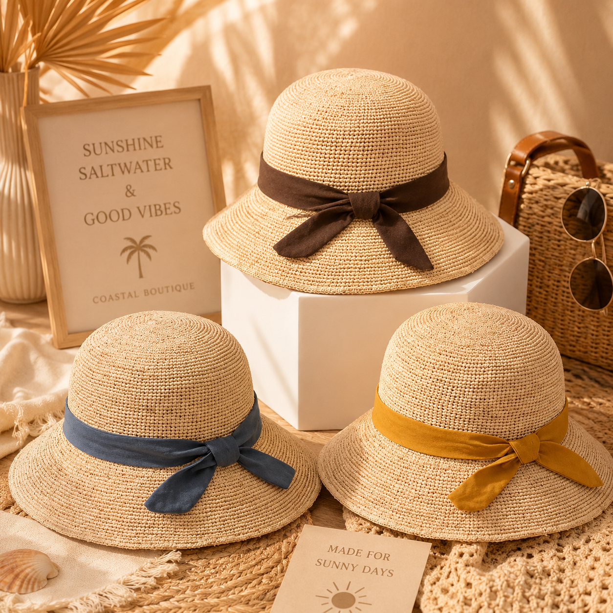 Saltwater & Sand Straw Hat