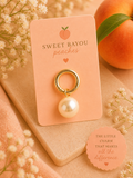Golden Glow Pearl Charm