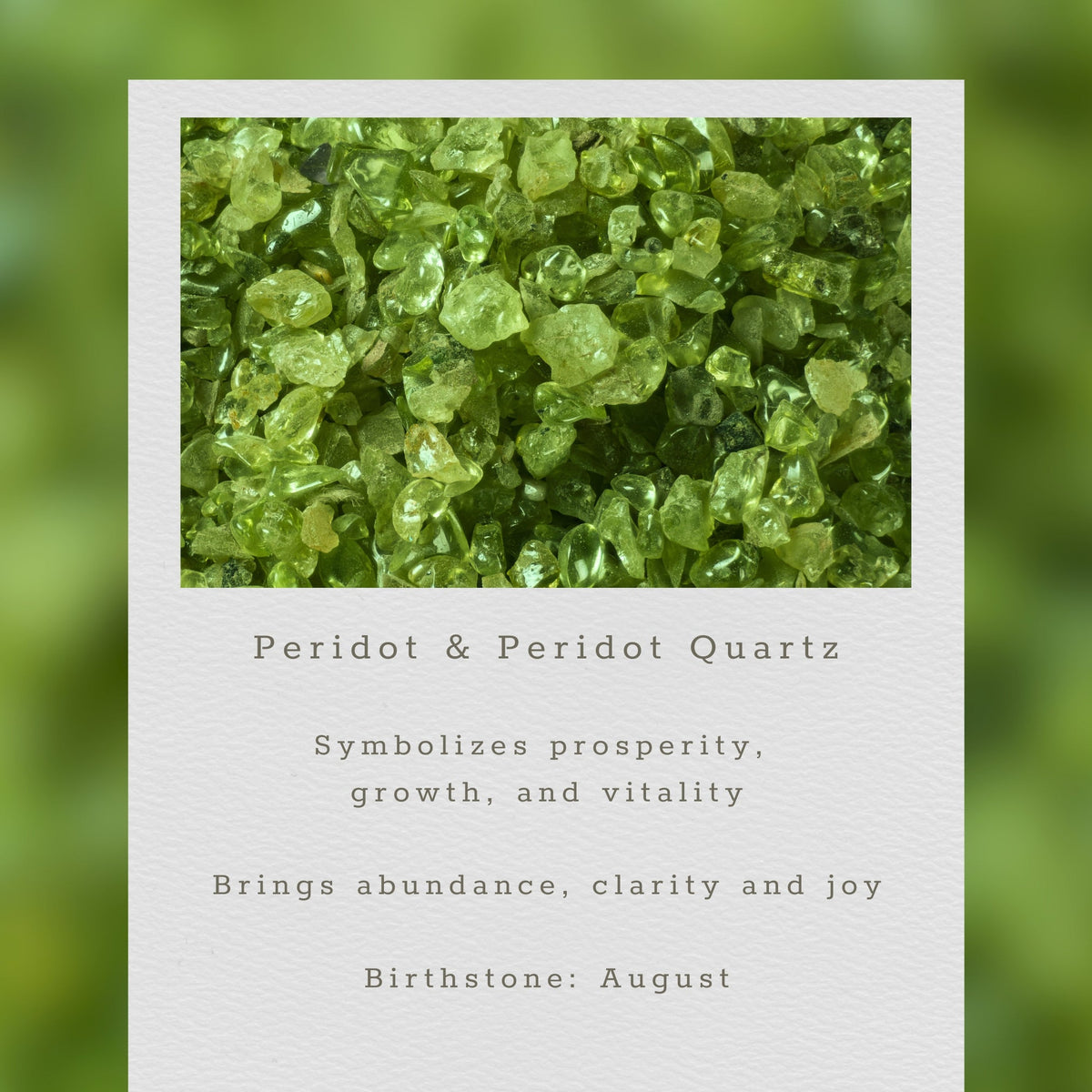 Peridot Ballet Drop Earrings