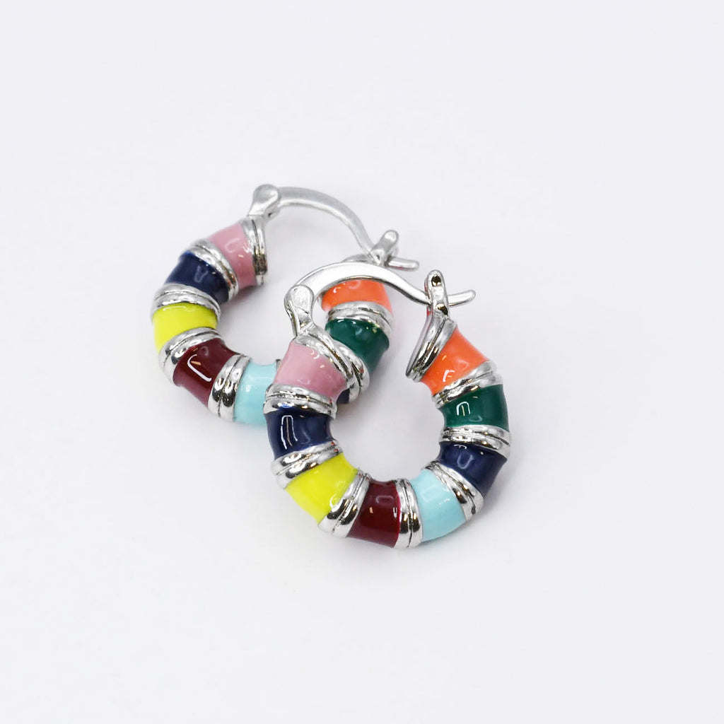Fiesta Silver Hoop