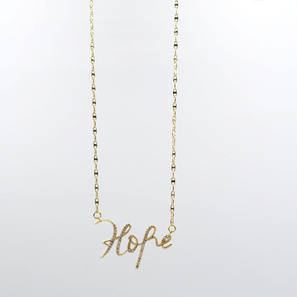 Hope Gold Necklace