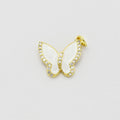 White Butterfly Charm