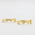 Amour Hoop Gold