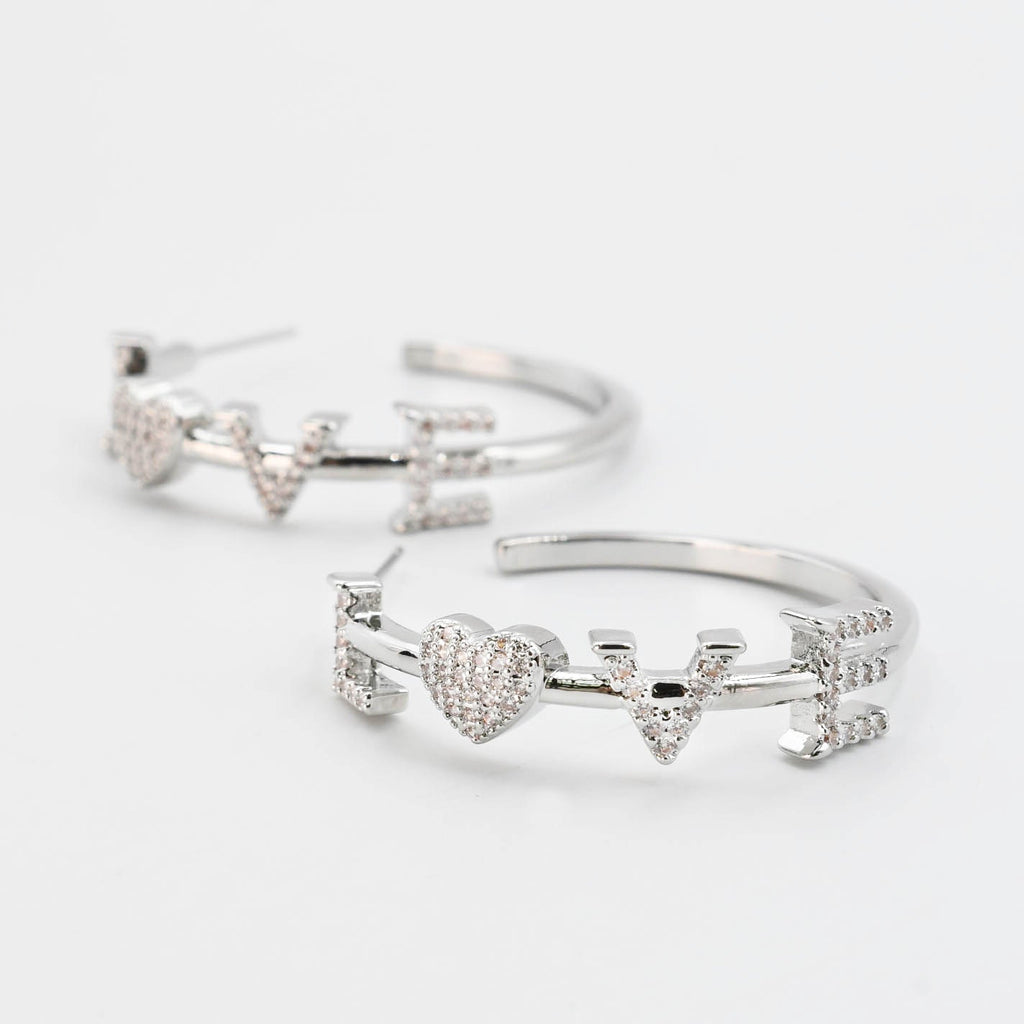 Amour Hoop Silver