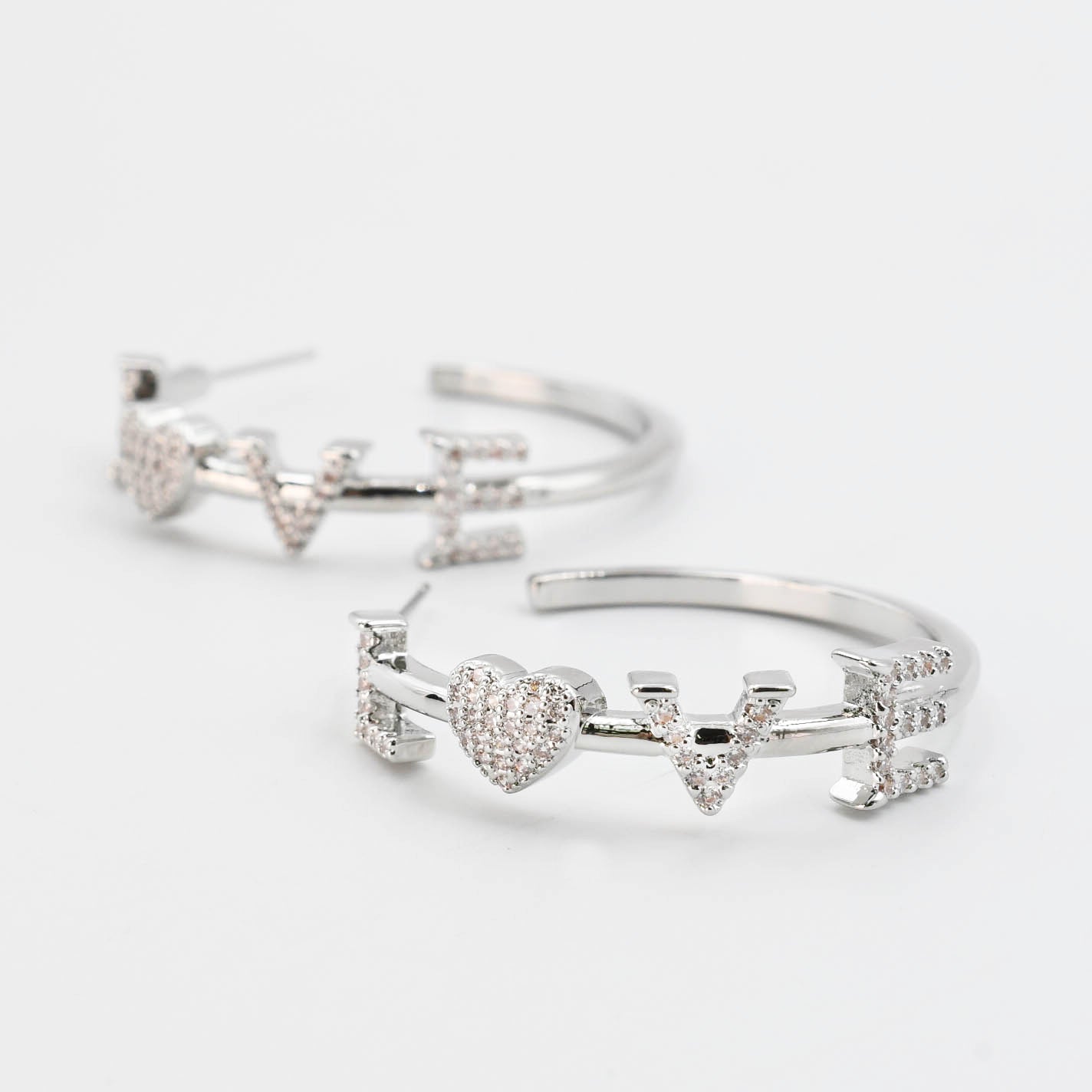 Amour Hoop Silver