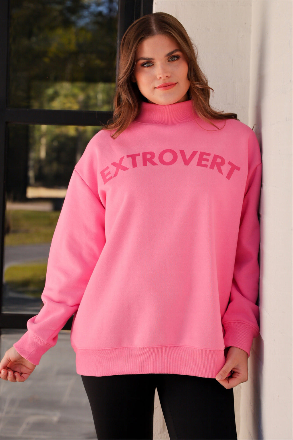 Extrovert Mock Neck Pullover