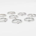 Initials Silver Ring