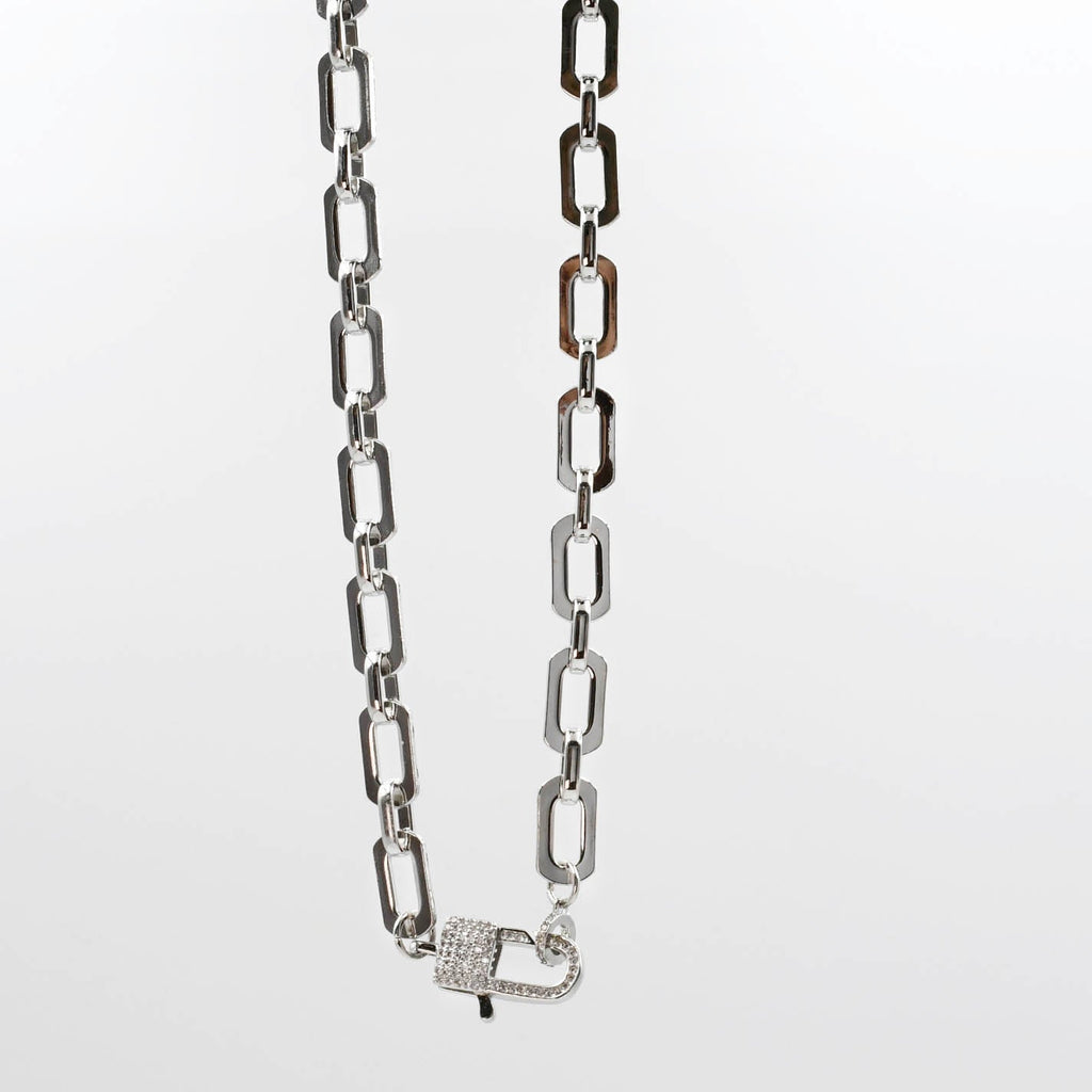 Lock Crystal Silver
